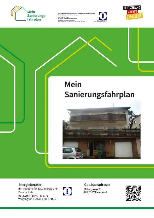 iSFP BAFA - Individueller Sanierungsfahrplan